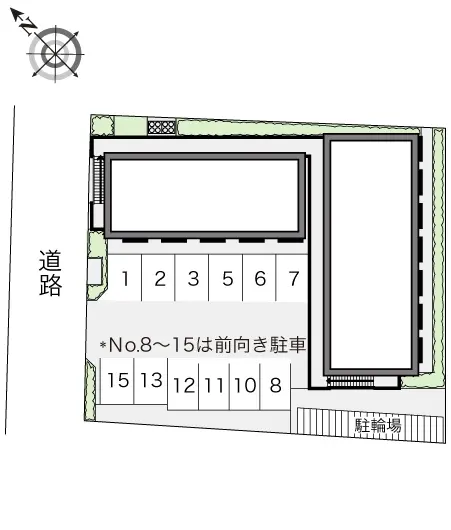 ★手数料０円★泉大津市森町 月極駐車場